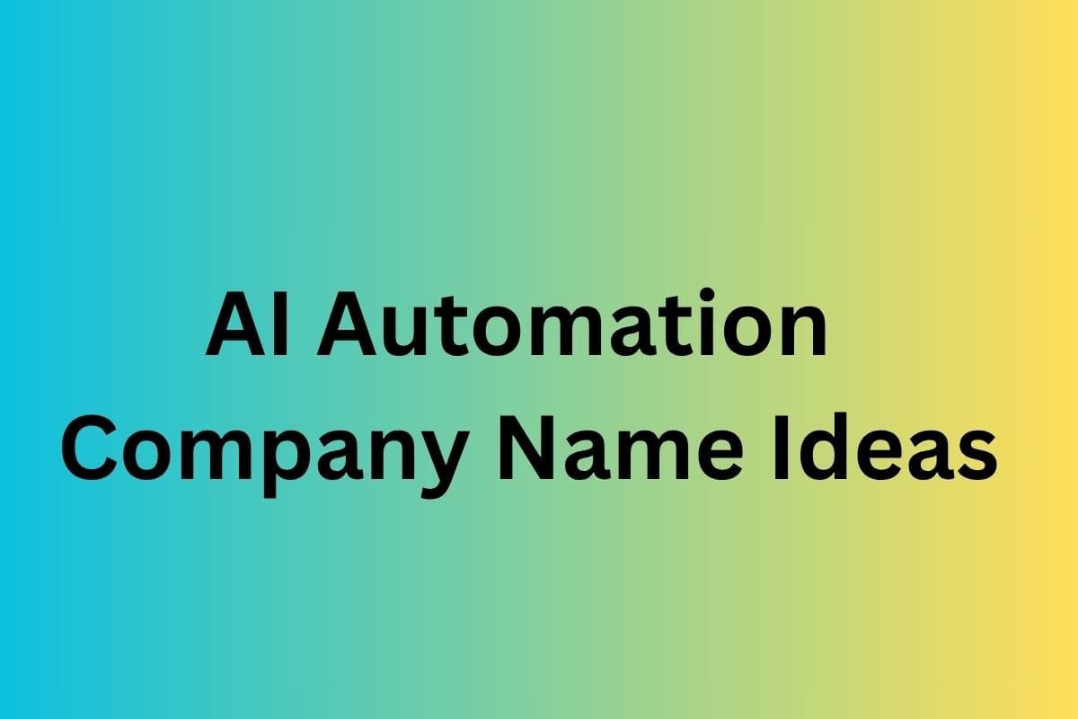 ai automation company name ideas
