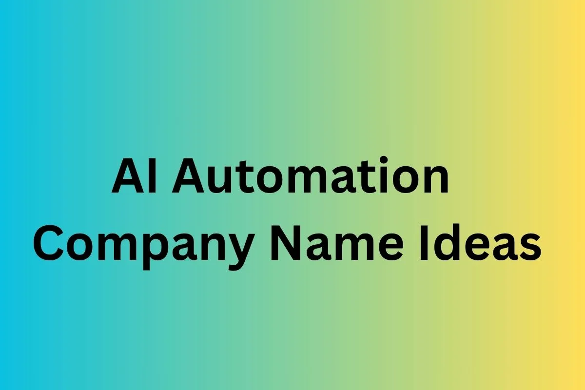 ai automation company name ideas