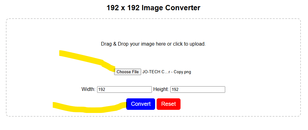 192x192 image converter