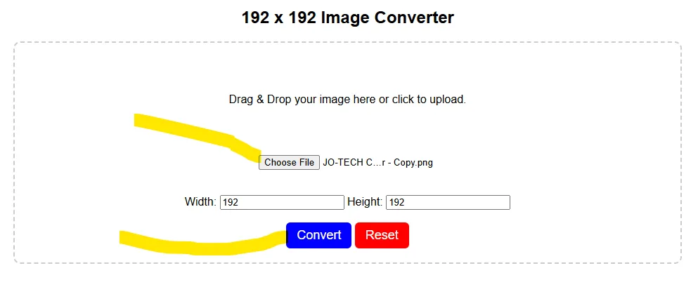 192x192 image converter