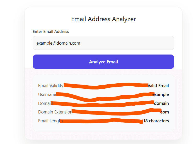email address analyzer