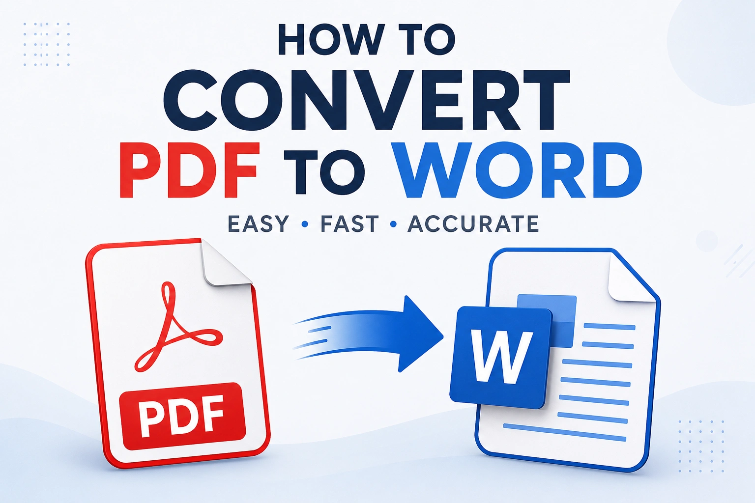 how to convert pdf to word
