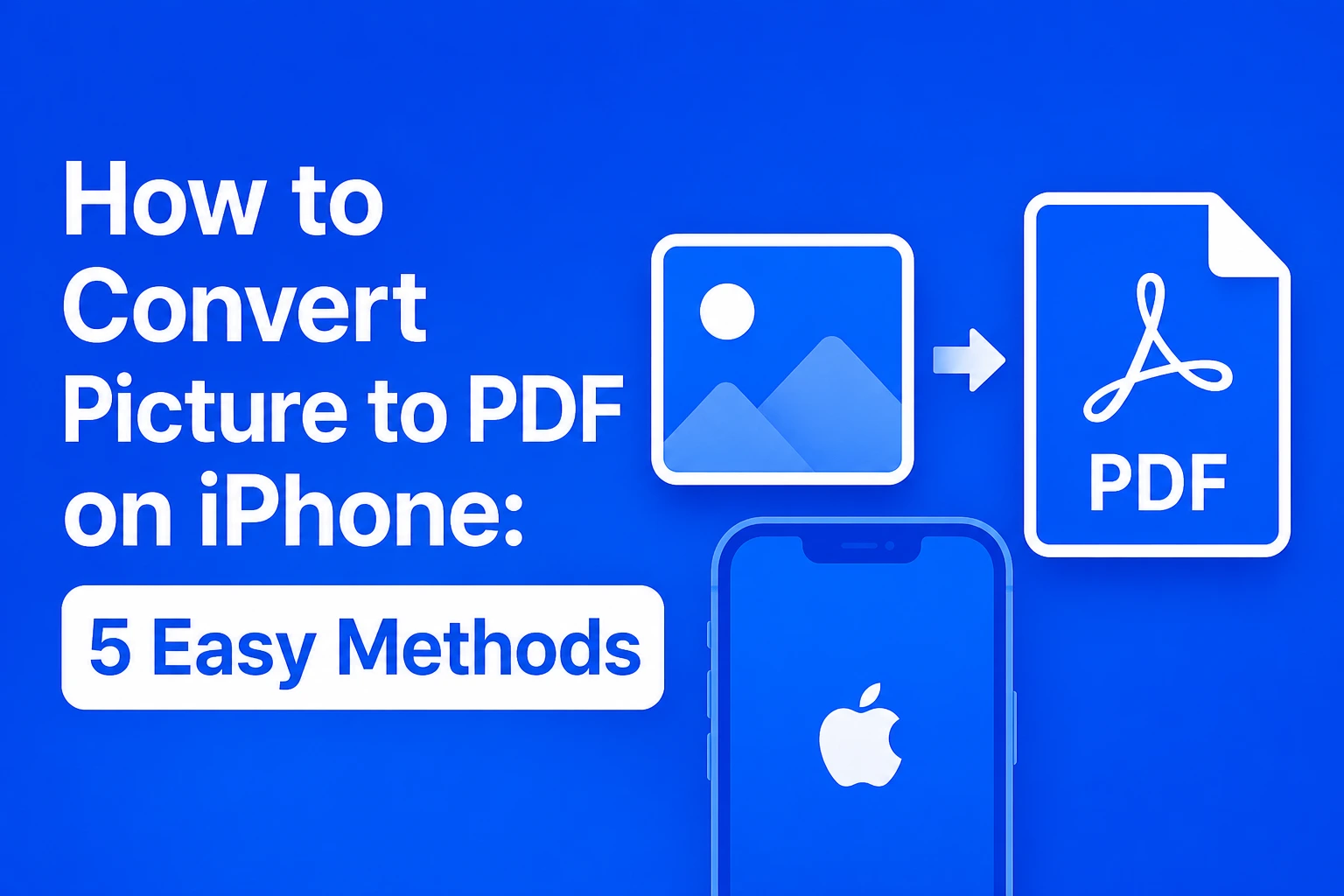 How to Convert Picture to PDF on iPhone: 5 Easy Methods 1 how to convert picture to pdf on iphone