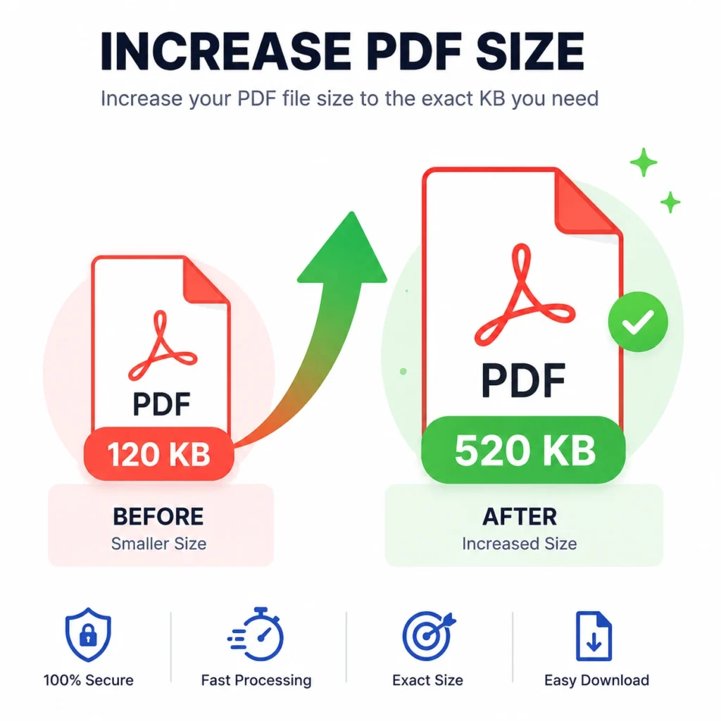 Increase PDF Size - PDF Size Increaser 1 Increase PDF size online