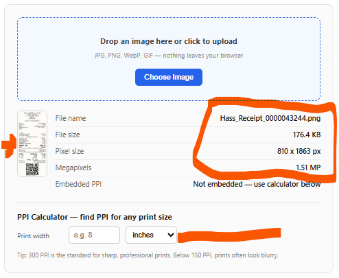 How to Find the Pixel Size and Pixels Per Inch (PPI) of an Image 1 Pixel size and pixels per inch (ppi) of an image-Preview